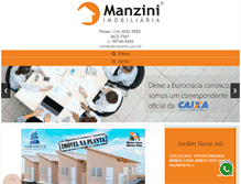 Tablet Screenshot of manzini.com.br